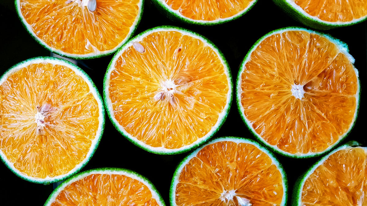 Tranches d'orange fraîches