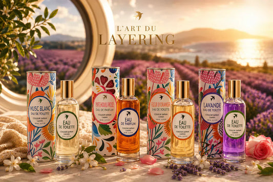 layering eau de parfum et eau de toilette couleur safran