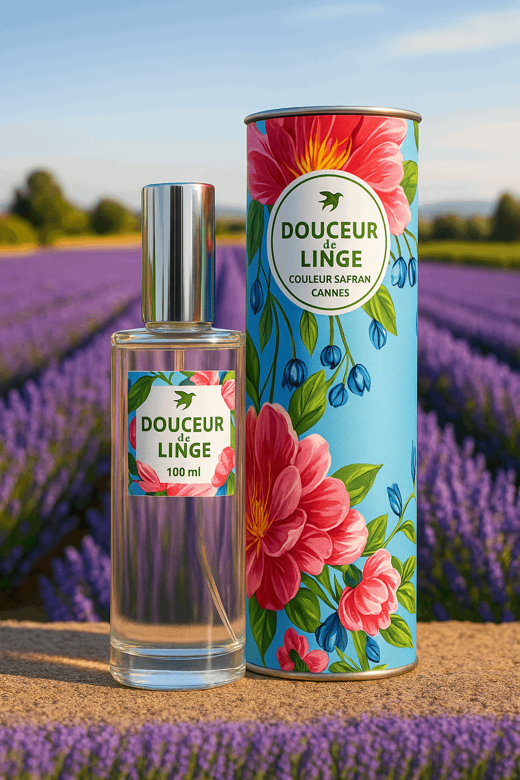 Flacon de 100ml de Nos Douceurs de Linge par My Store, parfumée pour parfumer et adoucir le linge.