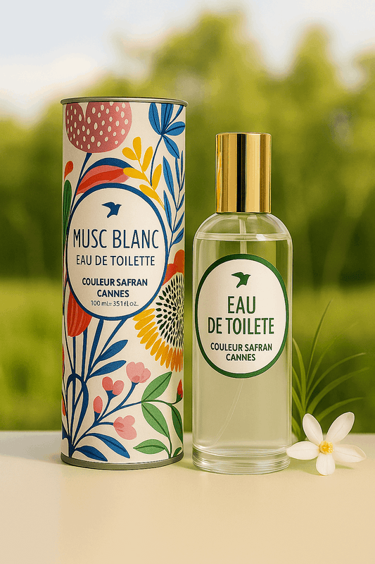 Flacon d'eau de toilette My Store de 100ml avec un design élégant, présenté dans un flacon transparent.