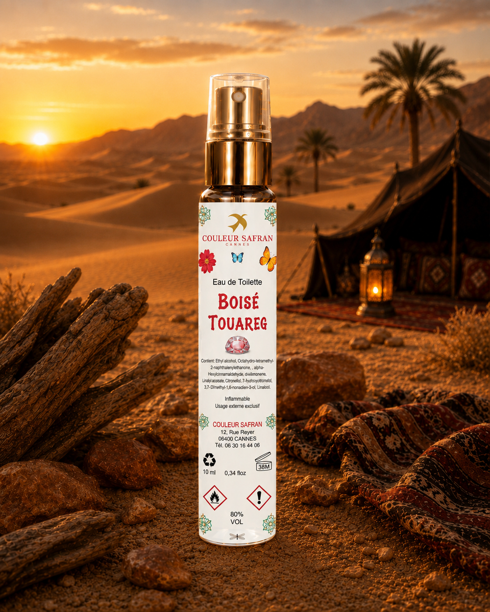Vapo Sac Nomade 10 ml Boisé Touareg
