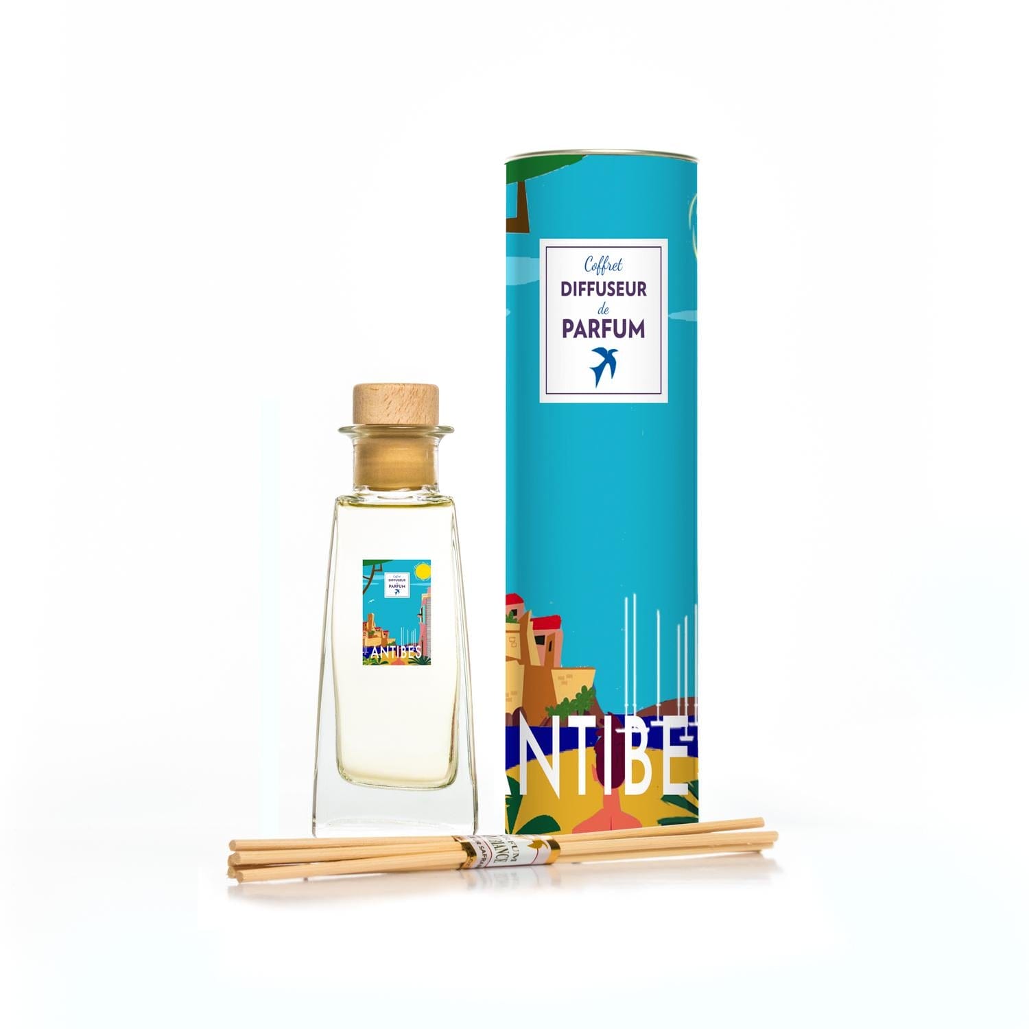 Diffuseur de parfum de la collection French Riviera de Couleur Safran, élégante décoration pour parfumer votre intérieur.