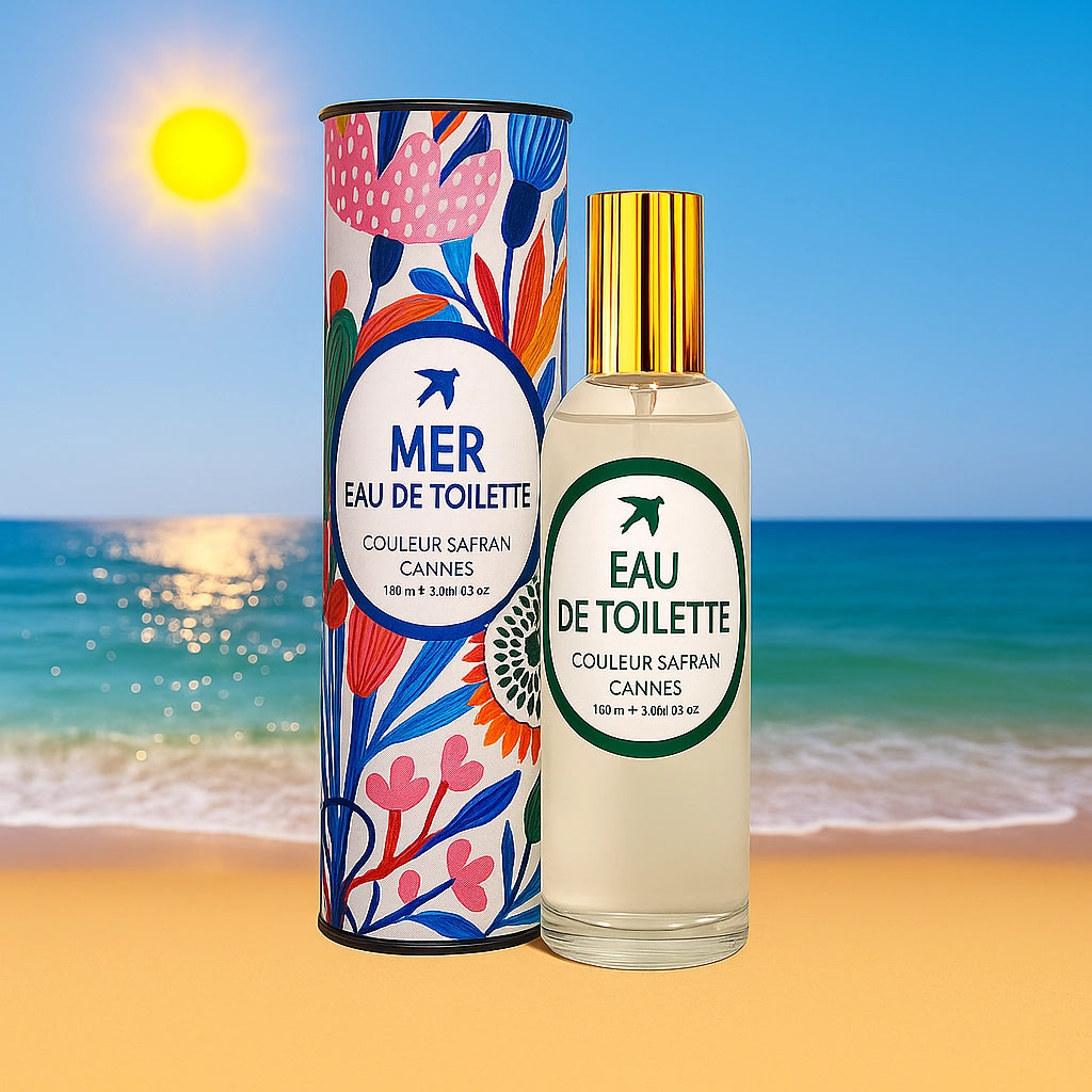 Eau de toilette My Store de 100ml avec flacon élégant et parfum rafraîchissant, présenté dans une image en verre transparent.