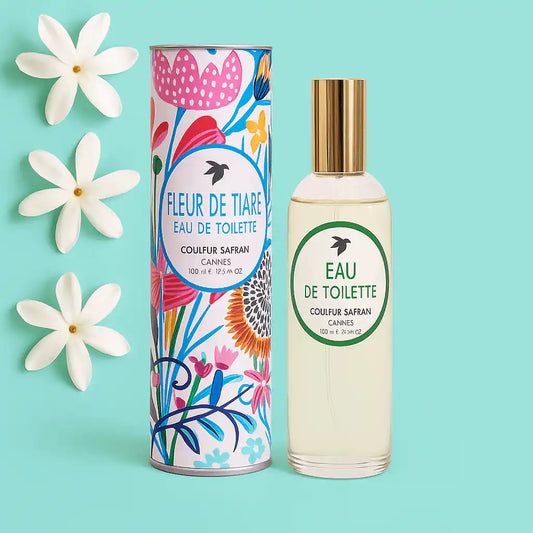 Flacon d'eau de toilette de 100ml de la marque My Store, design élégant et moderne, avec un spray visible.