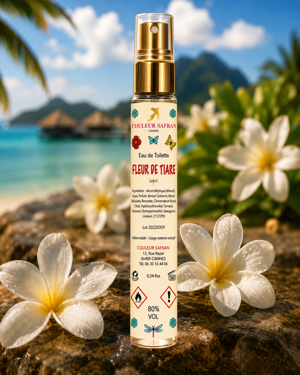 Vapo Sac Nomade 10 ml Fleur de Tiaré