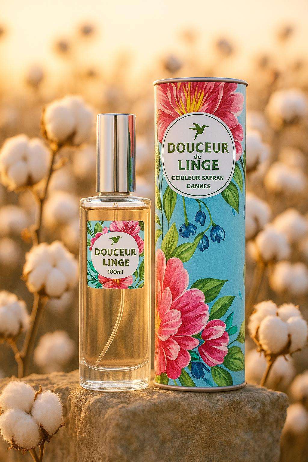 Flacon de 100ml de Nos Douceurs de Linge de la marque My Store, parfumé et élégant pour le linge.