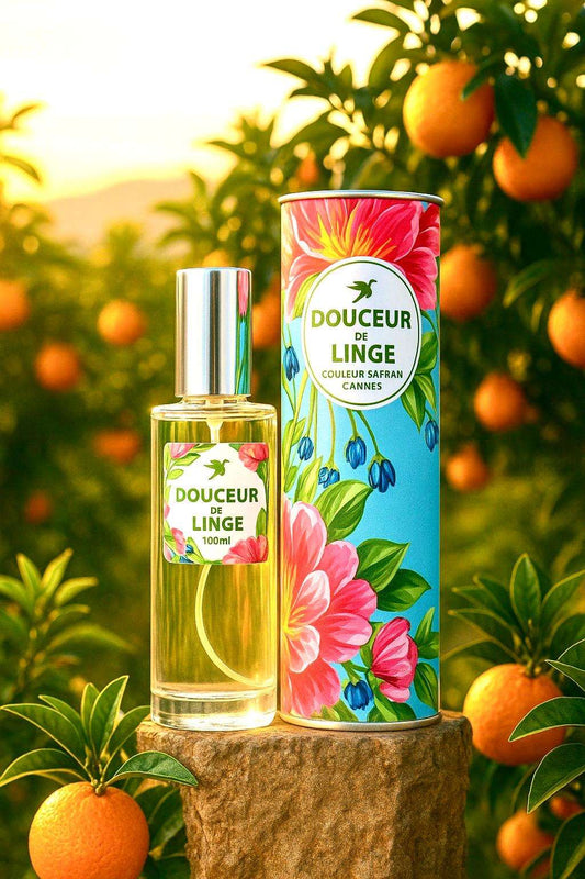 Flacon de 100 ml de Nos Douceurs de Linge par My Store, parfum élégant pour adoucir et parfumer le linge.